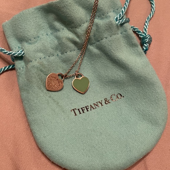 Tiffany & Co - Double Heart Necklace (Mini) - Picture 2 of 10